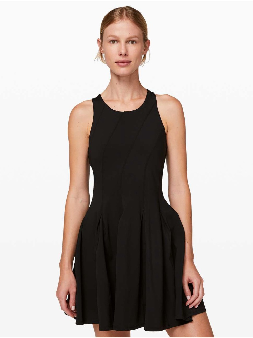 Lululemon Court Crush Tennis Dress size 4 black golf